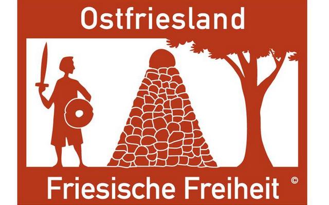 Der Aufkleber zum Autobahnschild ist bei der Ostfriesischen Landschaft erhältlich. (Foto: Ostfriesische Landschaft)